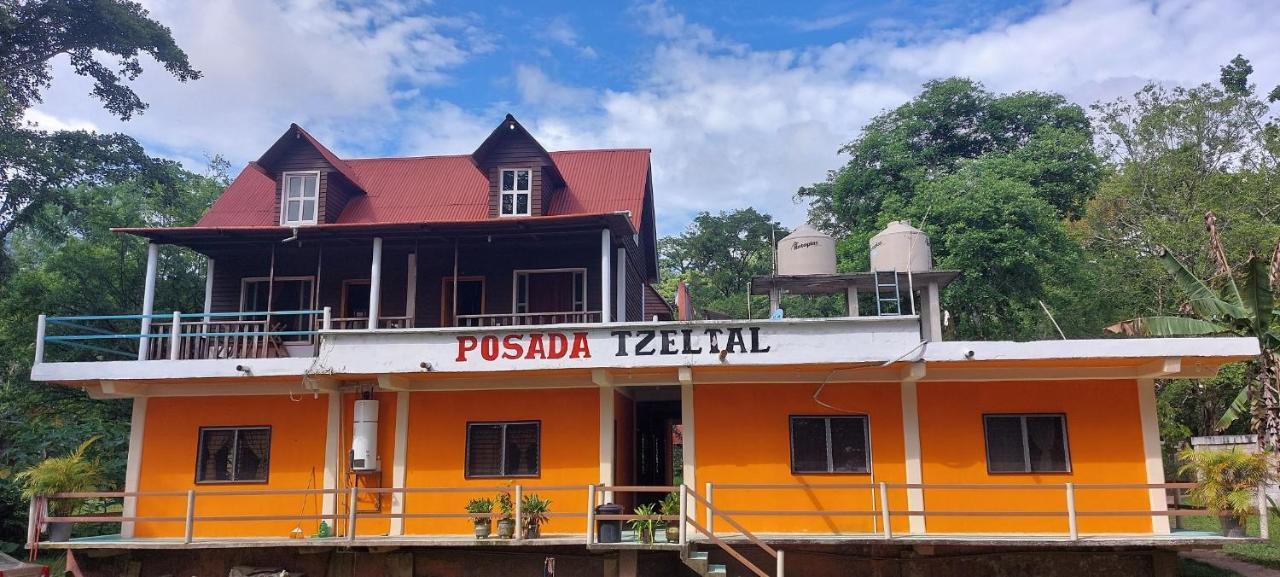 Posada Tzeltal Arroyo Agua Azul Buitenkant foto
